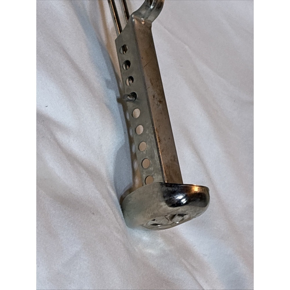Vintage Ekco Hammered Metal Chrome‎ Adjustable Shoe Tree Pair - Picture 4 of 10